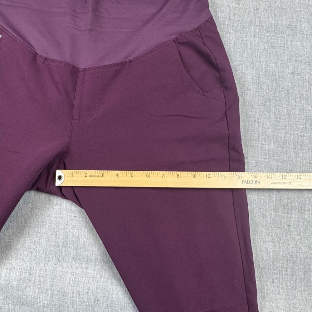 FIGS Maternity Scrub Set Womens Large Purple Jogger Pants Top Pockets Workwear - Picture 15 of 16